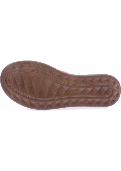 501 23Y Kadin Lazer Baskili Kalin Taban Terlik