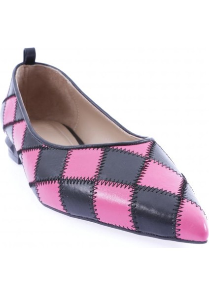 2048-22Y Kadin Sivri Burun Baklava Desenli Babet fiyatları