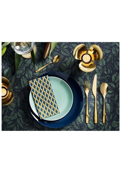 6'lı Çatal Bıçak Kaşık Seti Gold Renk 24 Parça Paslanmaz Çelik Pirinç indirimleri