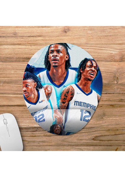 Ja Morant - Nba Bilek Destekli Mousepad Model - 2 Oval
