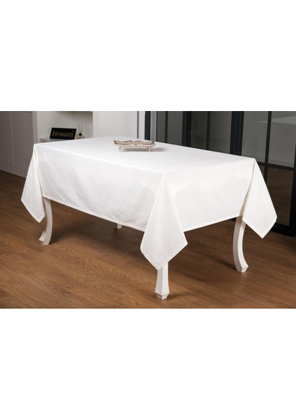 Ezgi Lüxjakar Polycotton Krem Kumaş Masa Örtüsü 160X220 cm - 1271