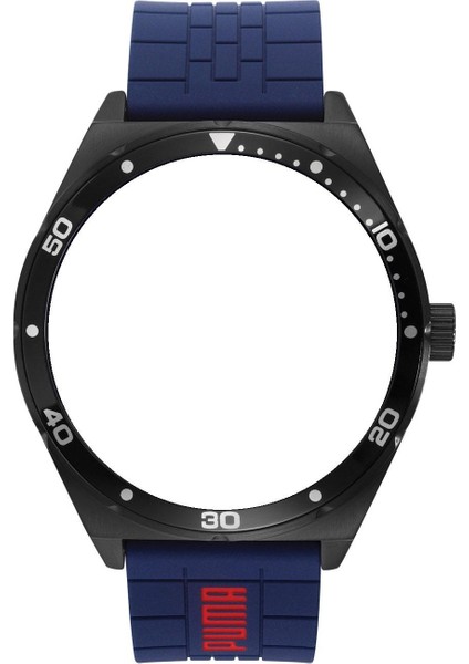 Puma PU104151003 Orijinal Lacivert Silikon Saat Kordonu Kayışı