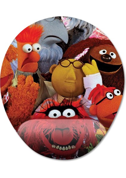Muppet Show Bilek Destekli Mousepad Model - 1 Oval