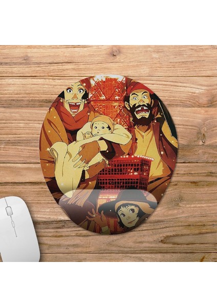 Tokyo Godfathers Bilek Destekli Mousepad Model - 2 Oval fiyatları