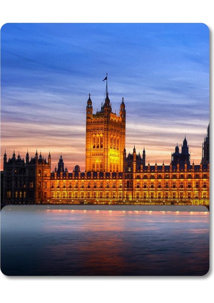 Londra - Gezgin - Seyahat Bilek Destekli Mousepad Model - 3