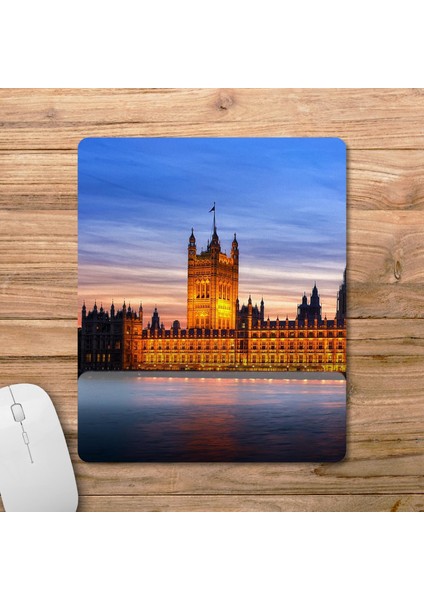 Londra - Gezgin - Seyahat Bilek Destekli Mousepad Model - 3