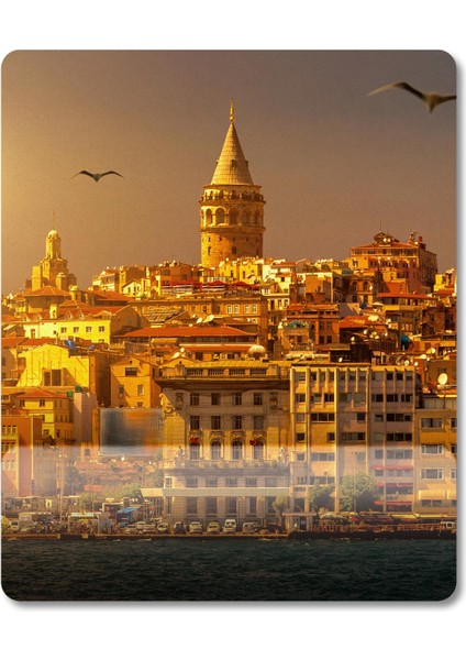 Istanbul - Gezgin - Seyahat Bilek Destekli Mousepad Model - 2