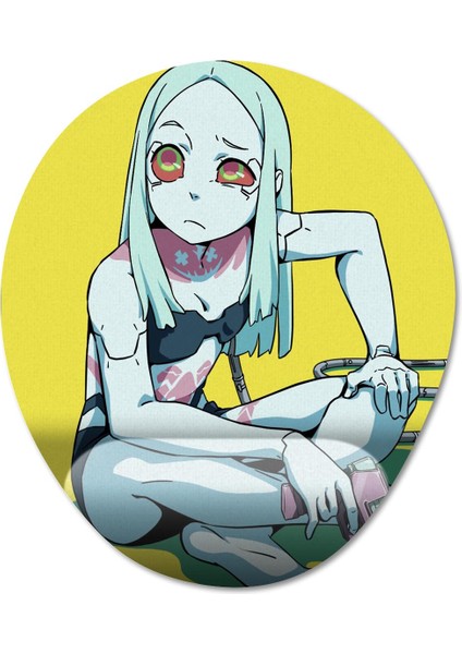 Cyberpunk: Edgerunners - Rebecca Bilek Destekli Mousepad Model - 2 Oval
