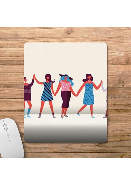Feminizm - Kadın Hakları Bilek Destekli Mousepad Model - 2