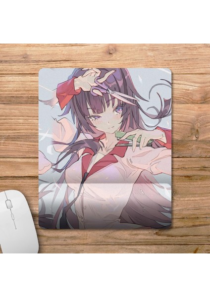 Monogatari - Senjougahara Hitagi Bilek Destekli Mousepad Model - 1