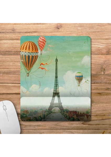 Paris - Gezgin - Seyahat Bilek Destekli Mousepad Model - 2