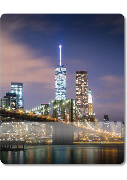 New York - Gezgin - Seyahat Bilek Destekli Mousepad Model - 2