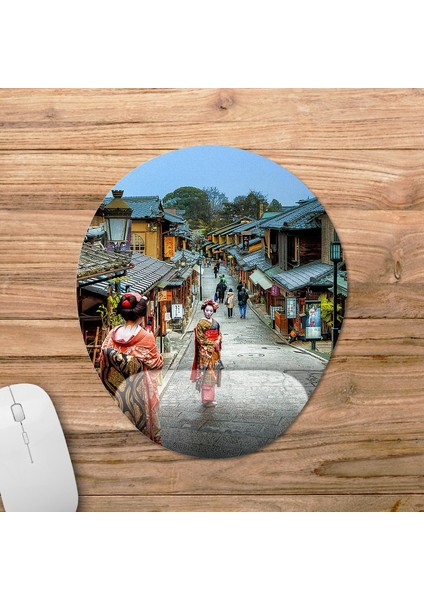 Kyoto - Gezgin - Seyahat Bilek Destekli Mousepad Model - 3 Oval fiyatları