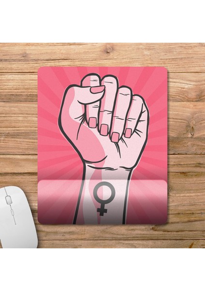 Feminizm - Kadın Hakları Bilek Destekli Mousepad Model - 3 fiyatları