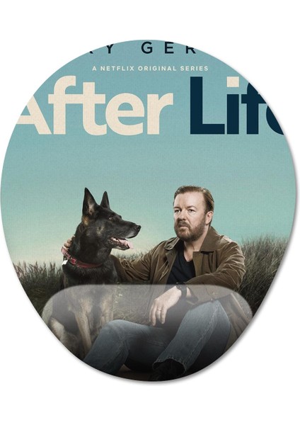 After Life Bilek Destekli Mousepad Model - 1 Oval