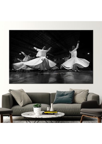 1 Parça Kanvas Tablo Dönen Dervish Müslüman Ev Taşıma Hediye Kanvas Derviş Dansı Hediye Kanvas fiyatları