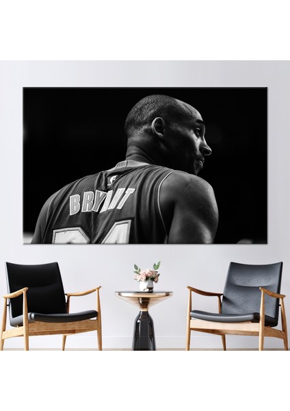 1 Parça Kanvas Tablo Ünlü Kanvas Poster Basketbol Duvar Dekoru Kobe Hediye Kanvas