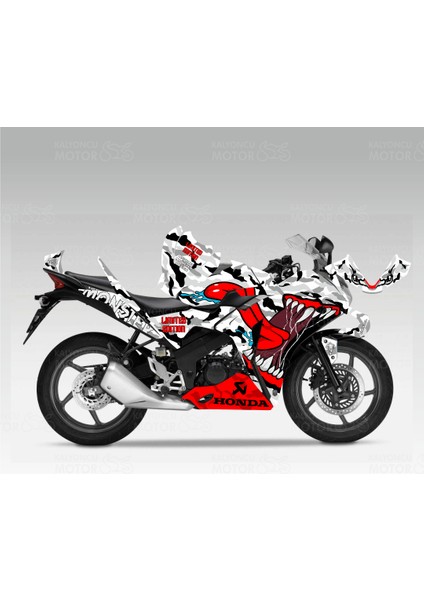 Honda Cbr 125 Sticker Set Asphalt Monster