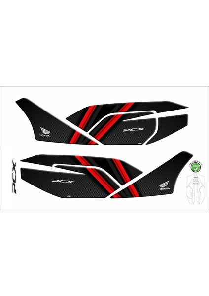 Honda Pcx 125 2021 Yan Ayak Pad 7 Parça 002