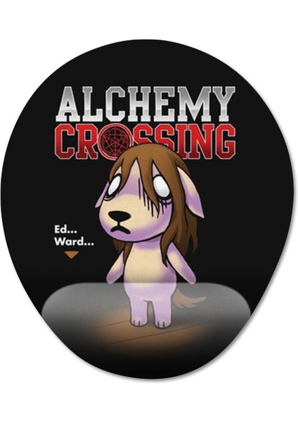 Fullmetal Alchemist - Alchemy Crossing Bilek Destekli Mousepad Model - 1 Oval