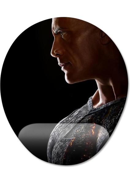 Black Adam Bilek Destekli Mousepad Model - 1 Oval