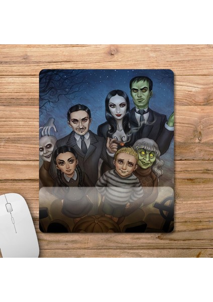 Addams Family Bilek Destekli Mousepad Model - 3 fiyatları