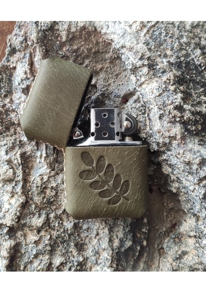El Yapımı Hakiki Deri Kılıflı Zippo Çakmak fiyatları