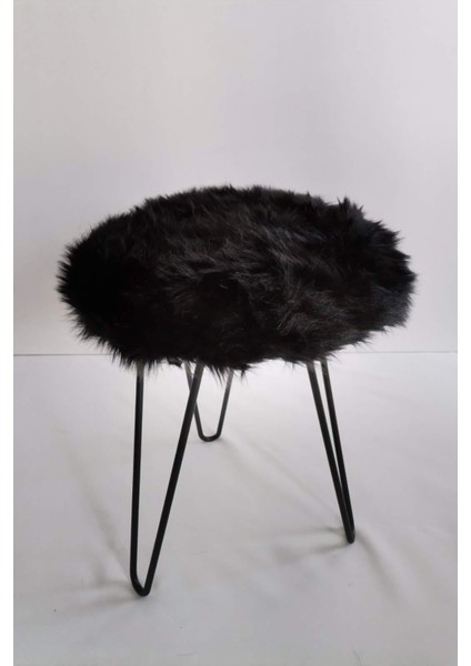 Peluş Metal Ayaklı Puf