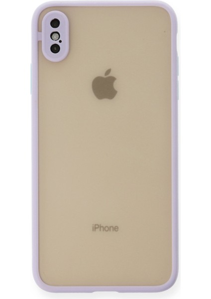 Iphone Xs Max Kılıf Montreal Silikon Kapak - Mor Nrmsa
