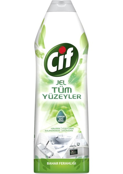 Yüzey Temizleyici Tüm Yüzeyler Jel Bahar Ferahlığı 750 ml