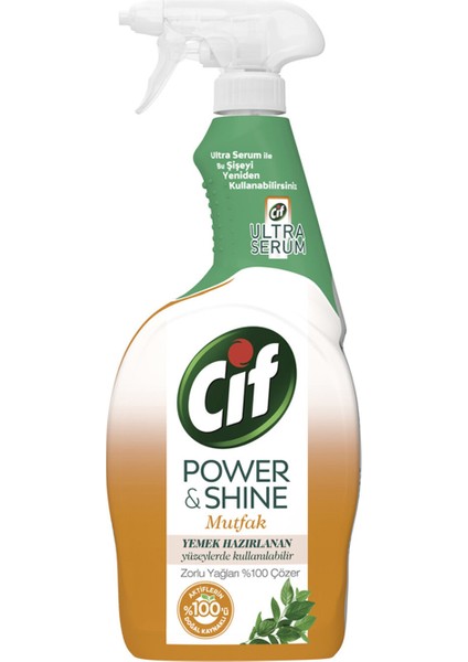 Power & Shine Mutfak Sprey Temizleyici 750 ml