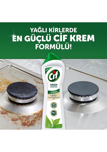 Krem Yüzey Temizleyici Amonyaklı 750 ml