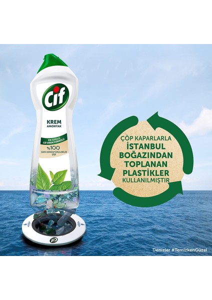 Krem Yüzey Temizleyici Amonyaklı 750 ml