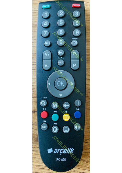 Orjinal Arçelik Tv 82-505 B 2hd LCD Tv Grundig Beko Altus Kumanda Orijinal Kumanda Rc-Ad1