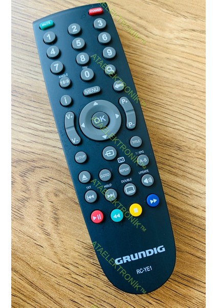 Orjinal Grundig gr 22 110 Hd DVD Combo LCD Tv Televizyon Kumanda Arçelik Beko Altus Orijinal Rc-Ey1 modelleri