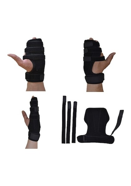 Ayarlanabilir Sıralı 4 Parmak Tetik Ateli Parmak Düzeltici Çift Taraflı Metal