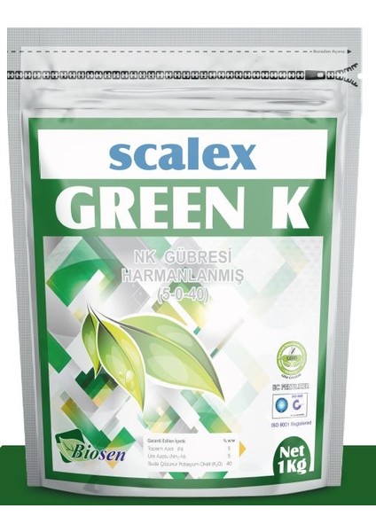 Scalex Green K (Harmanlanmış Nk Gübresi 5-0-40)- 10KG