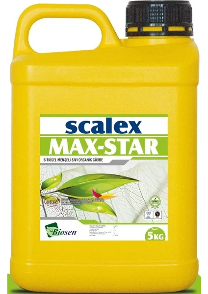 Scalex Max-Star (Bitkisel Kaynaklı Sıvı Organik Gübre)- 25LT