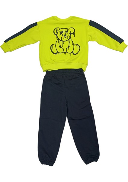 Isobel Kids Erkek Çocuk Çift Taraf Ayıcık Desenli Eşofman Takımı fiyatları