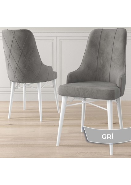 Concept Kar Serisi, 80X132 Açılabilir Mdf Mutfak Masa Takımı, Beyaz Masa 4 Sandalye ve 1 Bench modelleri