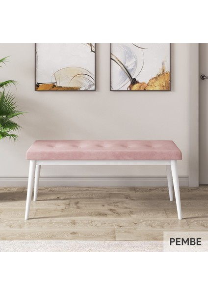 Concept Kar Serisi, 80X132 Açılabilir Mdf Mutfak Masa Takımı, Beyaz Masa 4 Sandalye ve 1 Bench modelleri