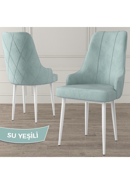 Concept Eta Serisi, 80X132 Açılabilir Mdf Mutfak Masa Takımı, Beyaz Masa 4 Sandalye ve 1 Bench fırsatları