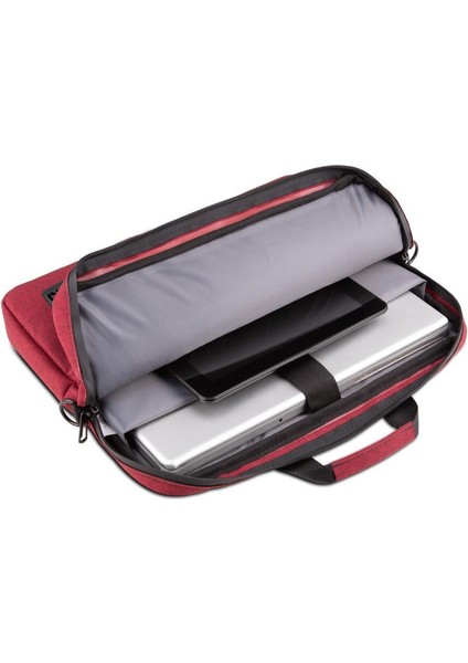 Mıla ML-T205 15.6"su Geçirmez Kumaş , Su Geçirmez Fermuar Laptop ,notebook Çantası-Bordo