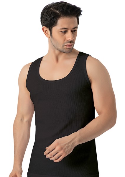 5'li Paket, %100 Pamuklu, Fitilli Kaşkorse Özel Dokuma, Erkek Atlet 156