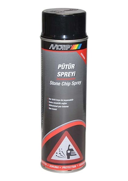 500ML Pütür Spreyi Pütür Boyası Kaporta Korumu Pütürü