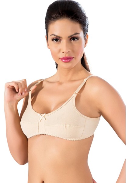 5'li Paket, %100 Pamuklu, Büyük Beden, Balensiz, Desteksiz, Kapsız, Penye Battal Sütyen 083