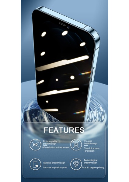 Apple iPhone 7 Hayalet Ekran Koruyucu 6D Kırılmaz Cam - Gizlilik Korumalı - Ultra Darbe Emici Etkin Koruma - Ekranı Tam Kaplar indirimleri