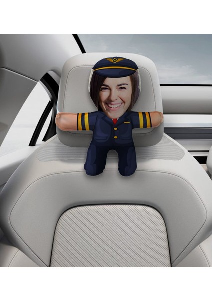Gift Kişiye Özel Pilot Tasarımlı Araç Koltuk Bebek Yastığı-1 fiyatları