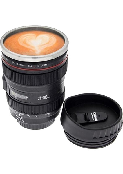 Objektif Görünümlü Lens Çelik Kupa Kahve + Çay Termosu fırsatları