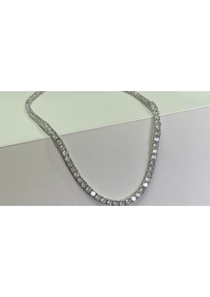 4mm Yuvarlak Taş Suyolu Kolye
